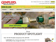 Tablet Screenshot of gemplers.com
